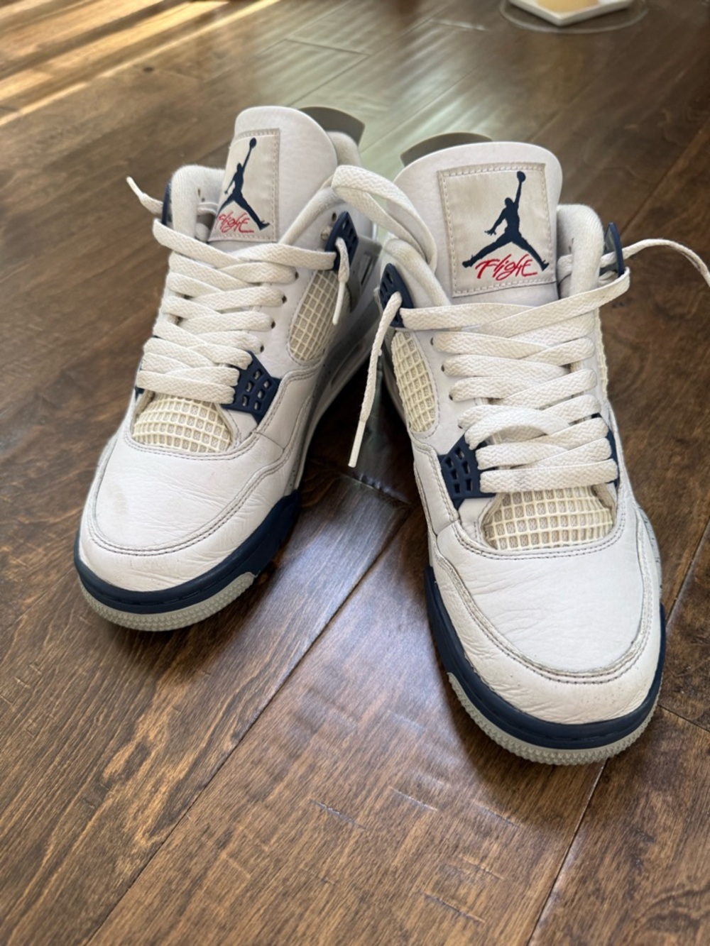 Nike Air Jordan 4 Retro “Midnight Navy” – Women’s 9 - Picture 3 of 7